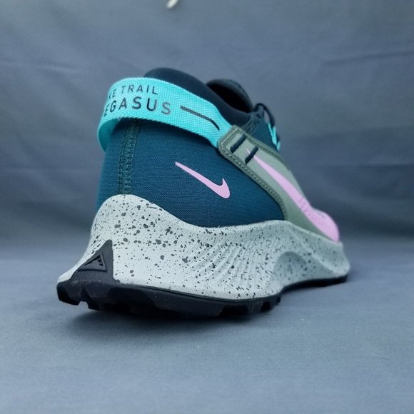 Nike Pegasus Trail 2 Women's Running Shoes CK4309 300 Green Pink Sizes 8.5-9.5 - Picture 5 of 9